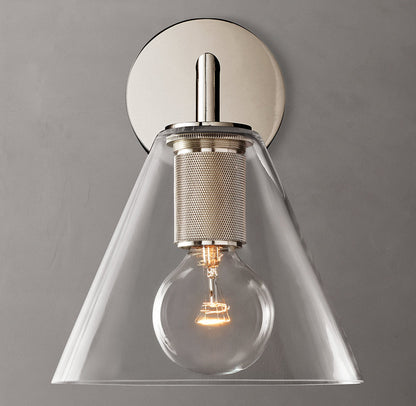 Utilitaire Funnel Shade Sconce