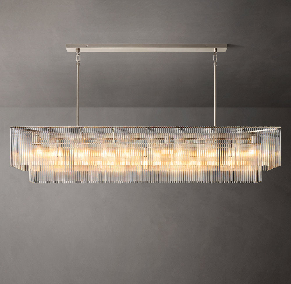 Amadeo Rectangular Chandelier 72"