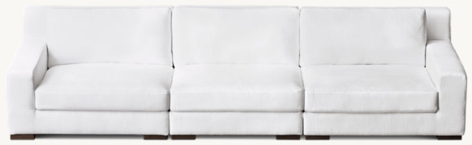 Modena Modular Track Arm 3-Piece Sofa