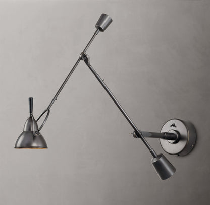 Counterpoise Swing-Arm Sconce