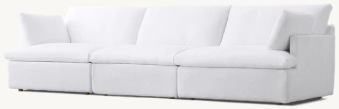 Cloud Modular Track Arm 3-Piece Sofa