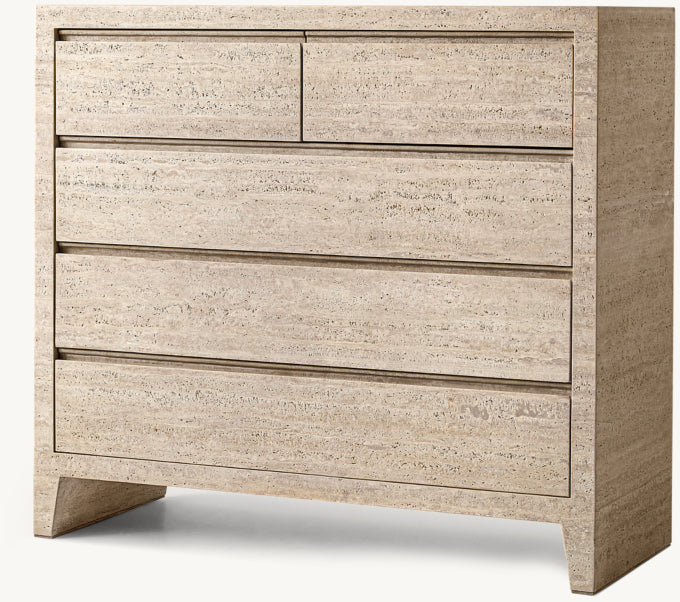 Wyeth Travertine 5-Drawer Dresser