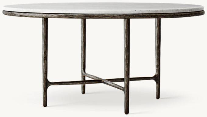 Thaddeus Marble Round Dining Table