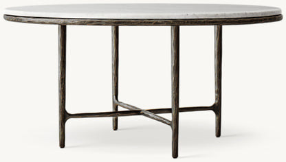 Thaddeus Marble Round Dining Table