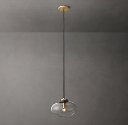 Cabrette Clear Glass Pendant