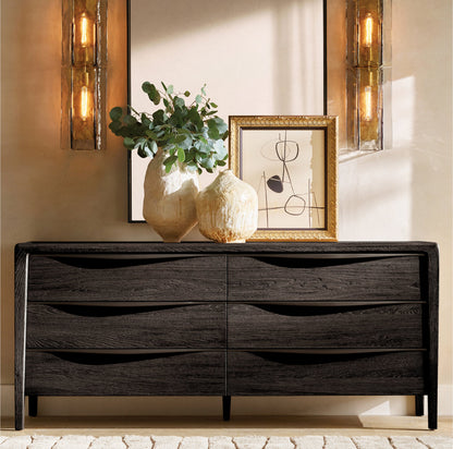 Lattice Smoke Glass Sconce 30"