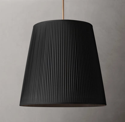 Reed Pleated Barrel Pendant