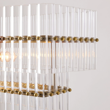 Mallory Crystal Linear Chandelier