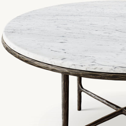 Thaddeus Marble Round Dining Table