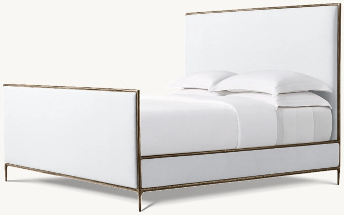 Thaddeus Fabric Panel Bed with Footboard