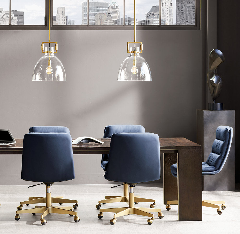 Machinist Glass Cloche Pendant