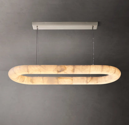 Rivage Lisse Oval Chandelier 57"