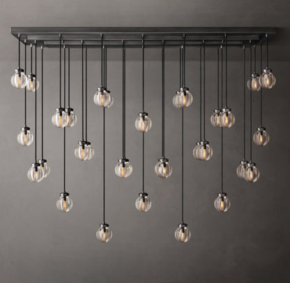 Pearl Rectangular Chandelier 72"