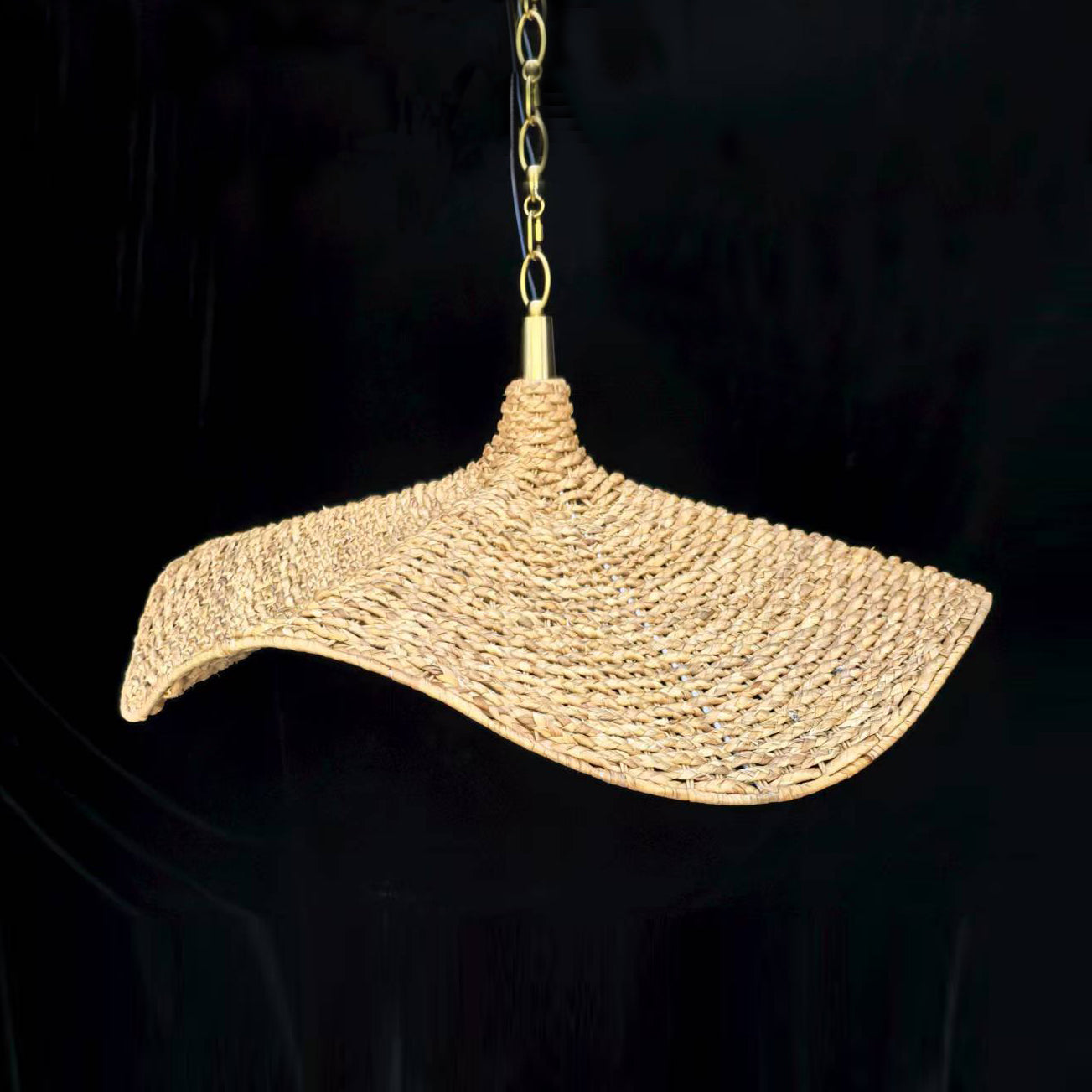 Rattan Woven Acrylic Pendant Lamp