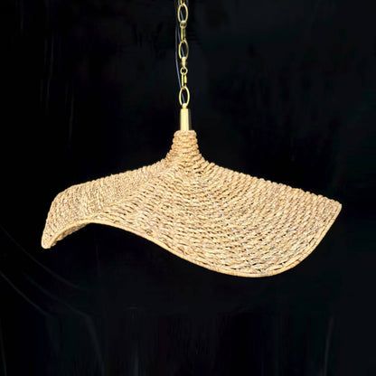 Rattan Woven Acrylic Pendant Lamp