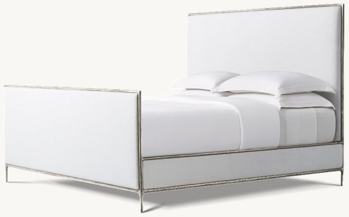 Thaddeus Fabric Panel Bed with Footboard