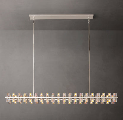 Arcachon LED Rectangular Chandelier 72"