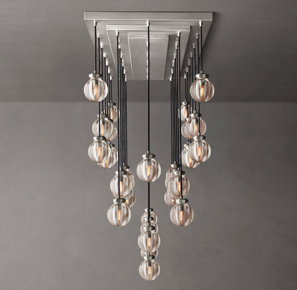 Pearl Rectangular Chandelier 72"