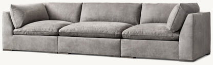 Costera Modular Leather 3-Piece Sofa