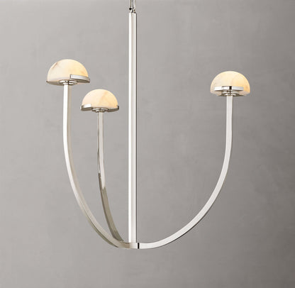 Pedra Round Chandelier 24"