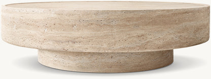 Vitolo Carved Round Coffee Table