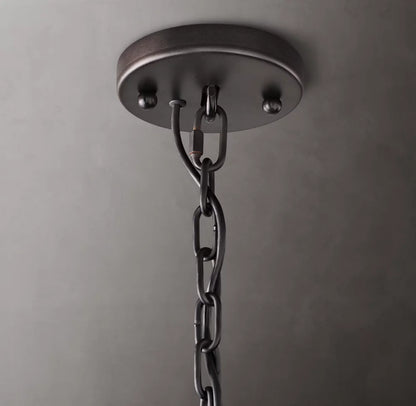 Harlow Calcite Round Chandelier 43"