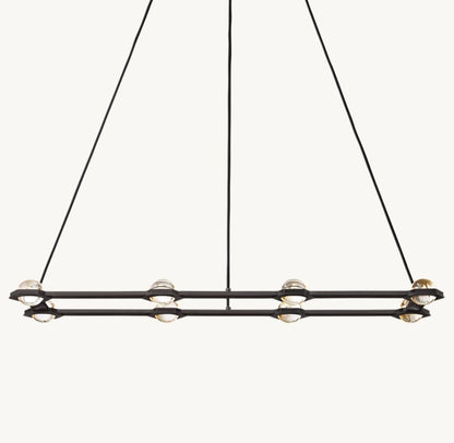 Éclatant Rectangular Chandelier 54"