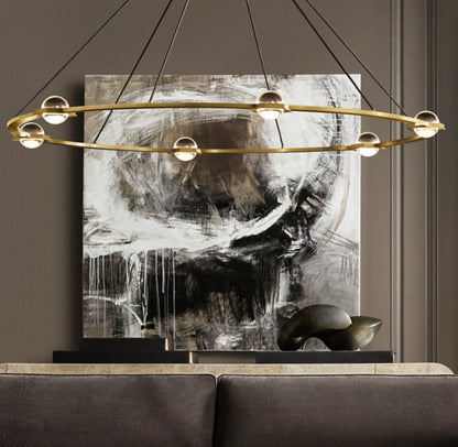Éclatant Round Chandelier 60"