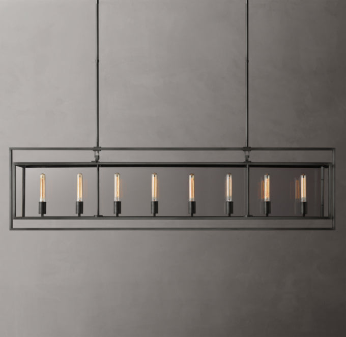 Beckman Rectangular Chandelier 72"