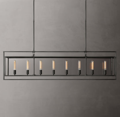 Beckman Rectangular Chandelier 72"