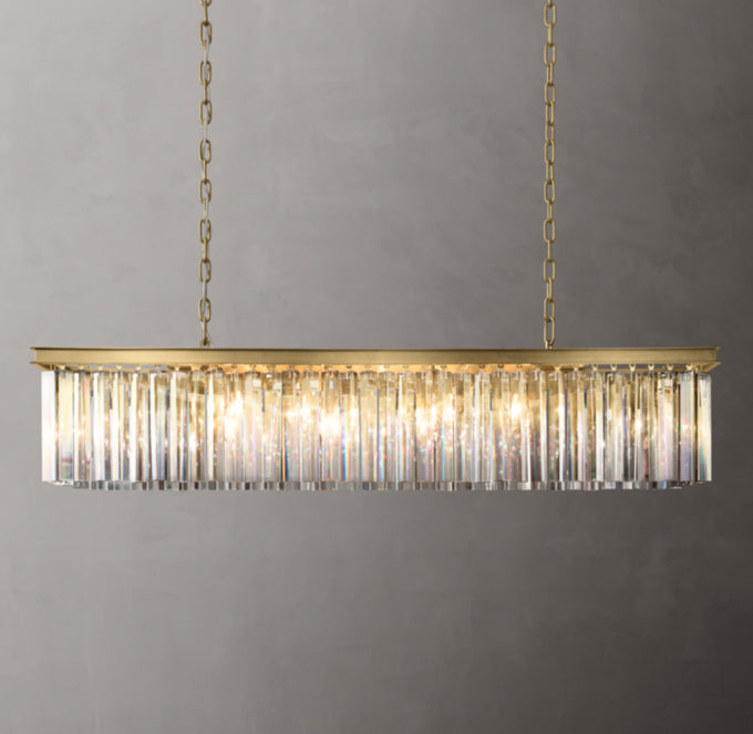 Rhys Rectangular Chandelier 49"