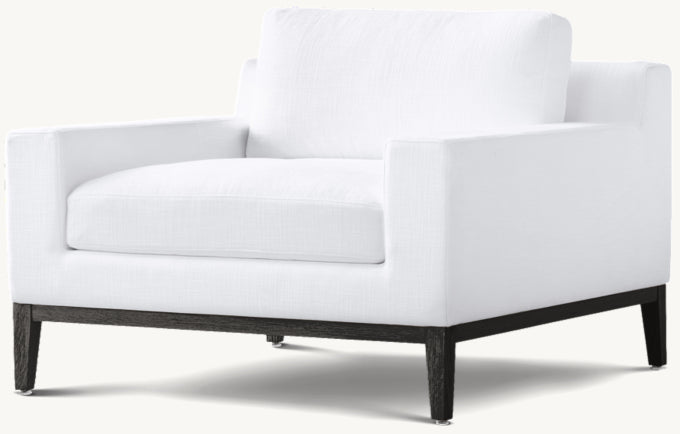 Italia Track Arm Chair - Oak Base