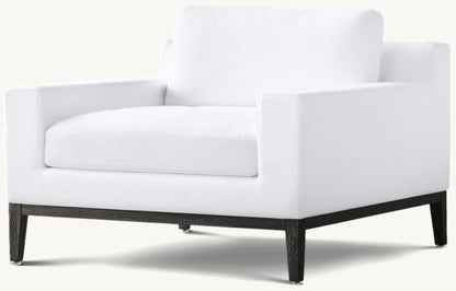 Italia Track Arm Chair - Oak Base