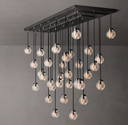 Pearl Rectangular Chandelier 72"