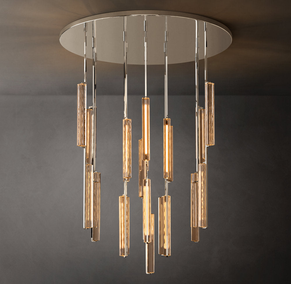 Audubon Crystal Round Chandelier 56"