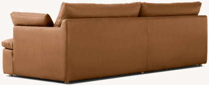 Cloud Leather Track Arm Sofa