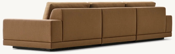 Cortona Modular Full Cushion Back 3-Piece Sofa