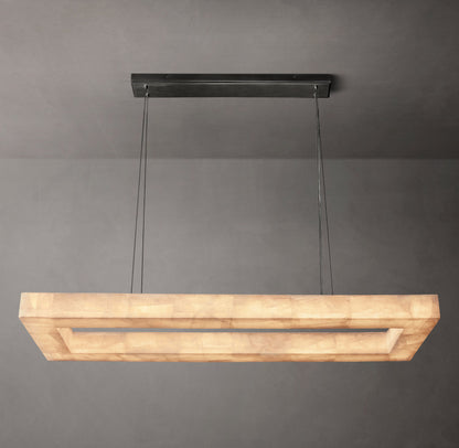 Rivage Lueur Rectangular Chandelier 54"