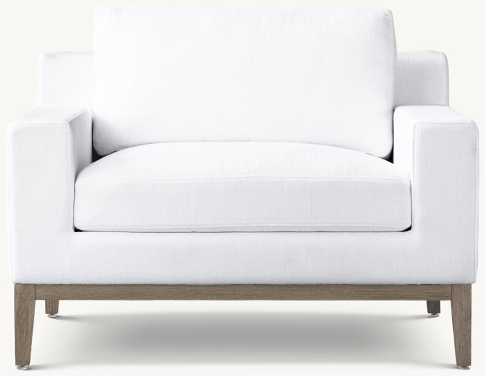 Italia Track Arm Chair - Oak Base