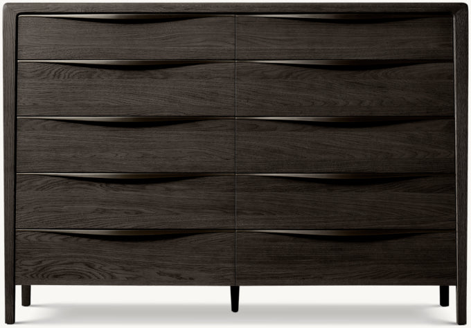 Gael Oak 10-Drawer Dresser