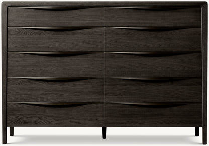 Gael Oak 10-Drawer Dresser
