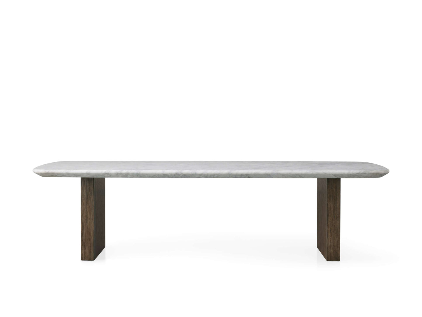 Saint Germain Stone Top Coffee Table with Clement Base