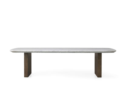 Saint Germain Stone Top Coffee Table with Clement Base