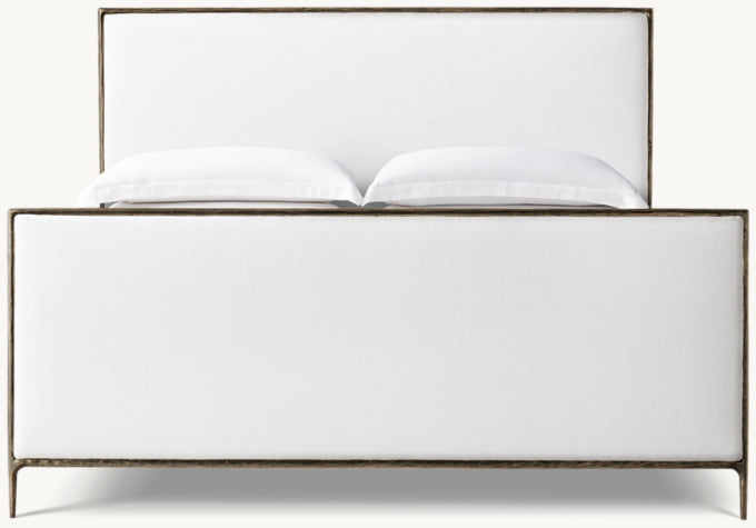 Thaddeus Fabric Panel Bed with Footboard