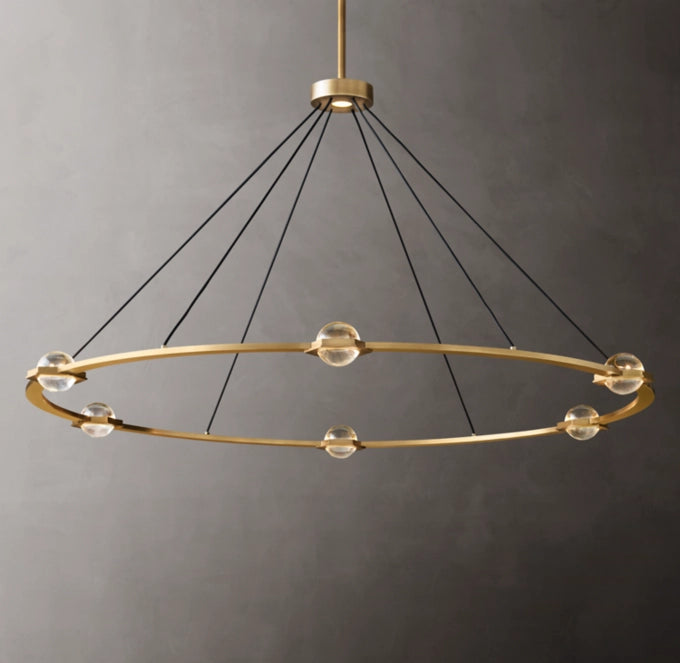 Éclatant Round Chandelier 60"