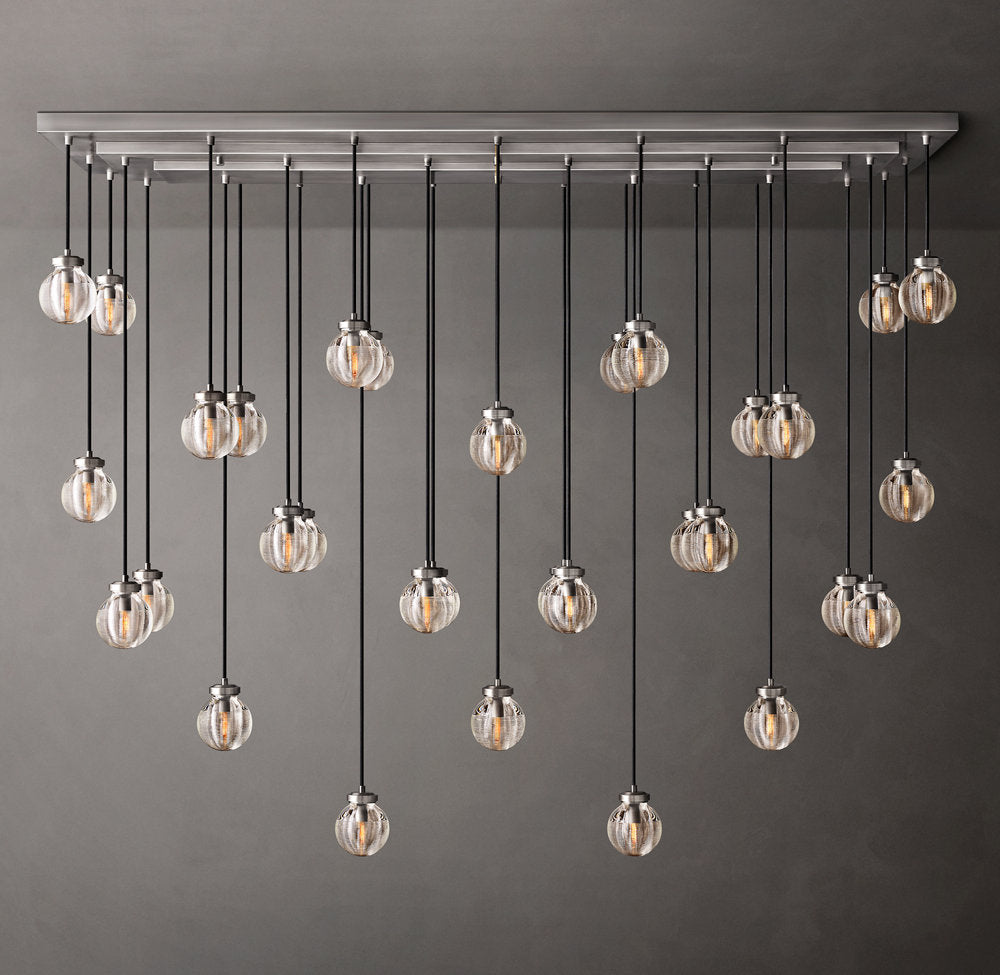 Pearl Rectangular Chandelier 72"