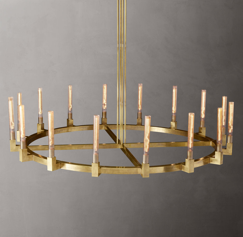 Cannele Round Chandelier 72"