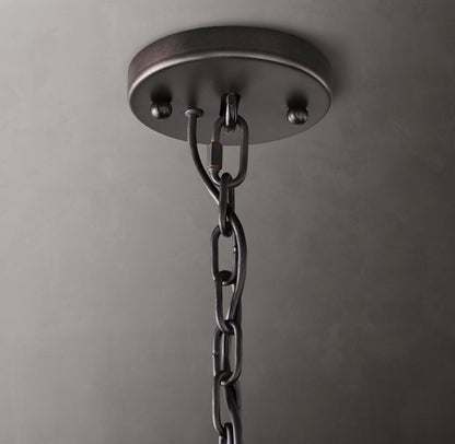 Harlow Calcite Round Chandelier 19"