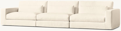 Lugano Slipcovered Modular 3-Piece Sofa