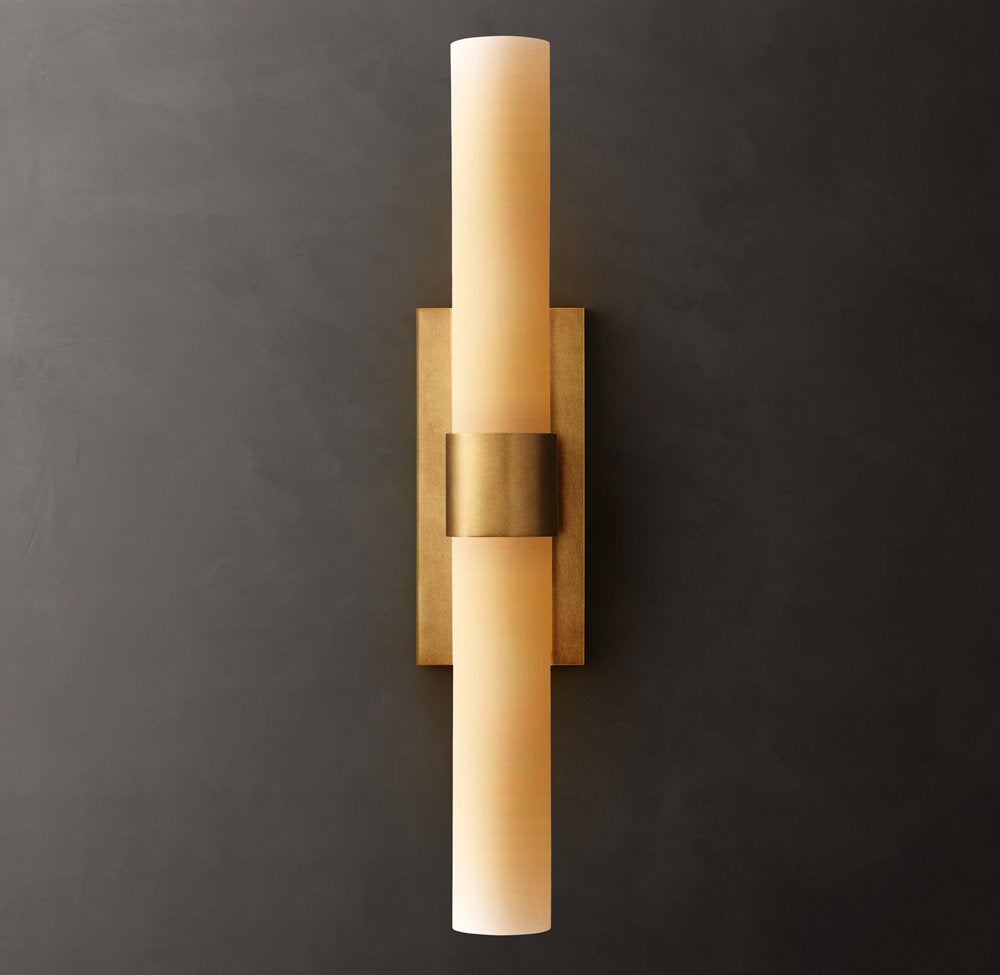 Ravelle Milk Glass Linear Sconce